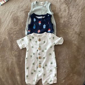 3-6month Baby Boy Onesie Bundle!